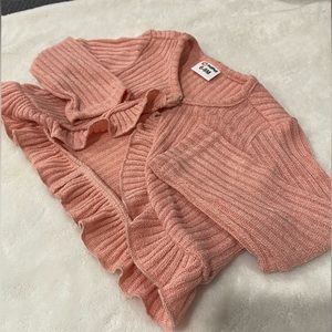 Baby girl pink cardigan